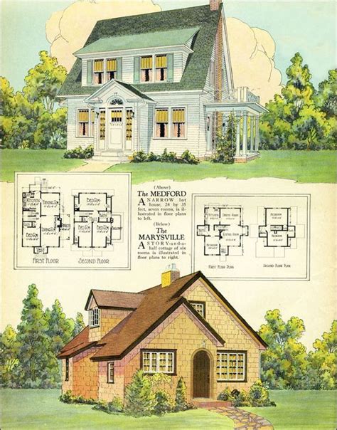 1925 American Builder Magazine Published By William A Radford House Plans Colonial Revival