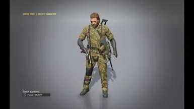 Naked Snake Fatigues For Venom Snake And Avatar At Metal Gear Solid V