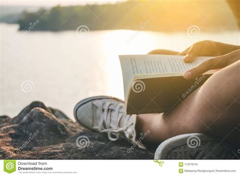 Men Tourists Education Read Book. Stock Photo - Image of backpack