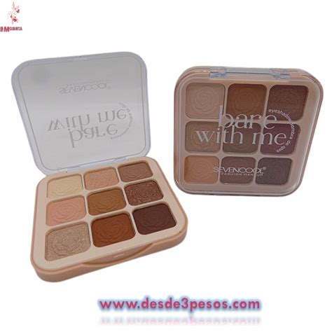 Estuche De Sombras Tonos NUDE Matte Y Brillosos X Cm Caja Con Pza Precio Por Pza