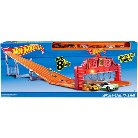 Hot Wheels Super Lane Raceway Track With Cars IN STOCK Advanced Tool Equipment