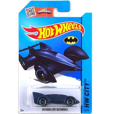 Carrinho Hot Wheels Batm Vel Batmobile Azul Batman Live Dc Comics Mattel Mkp Toyshow Tudo