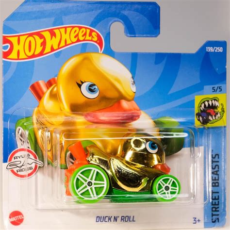 Hot Wheels Treasure Hunt Duck N Roll Brinquedos De Rua Etsy