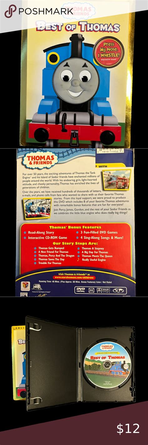 Thomas And Friends Best Of Thomas Dvd 2001 No Commemorative Booklet