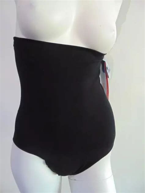 SPANX RED HOT Label Black Focused Firmers Control High Waist Briefs UK To PicClick UK
