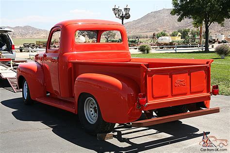 1951 Ford F 1 V8 Classic Hot Rod Includes Matching Orange And Brown