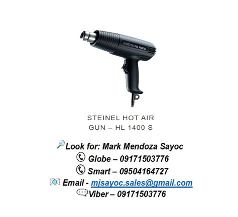 STEINEL HOT AIR GUN HL S Commercial Industrial Construction Tools Equipment On