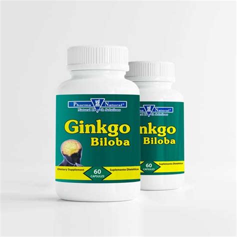 Ginkgo Biloba 60 Mg 2 X 60 Tablets Pharma Natural