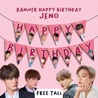 Jual TOPPER CAKE JENO NCT HIASAN KUE HAPPY BIRTHDAY DEKORASI KUE TART