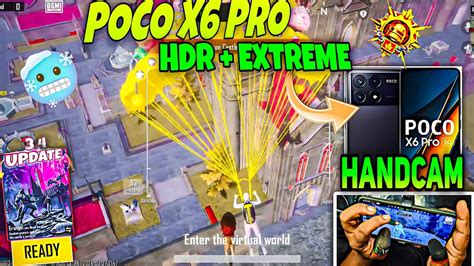 Poco X Pro Handcamhdr Extreme Test With Fps Meter Bgmi Pubg New