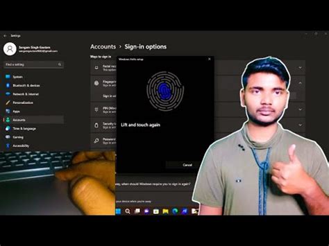 How To Setup Fingerprint Sensor Lock In Laptop Windows Hp Dell