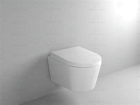 3d модель Подвесной унитаз-биде | 12374 | 3dlancer.net