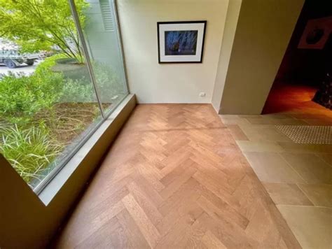 Vintage Mocha Herringbone Free Sample Mm Engineered Timber Flooring