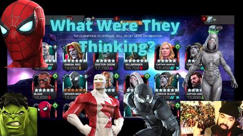 Top 5 Champs Kabam Missed The Mark With Marvel Contest Of Champions Youtube