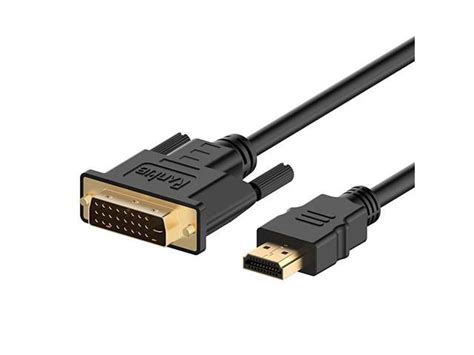 Hdmi To Dvi Cable Cl Rated High Speed Bi Directional Feet Black