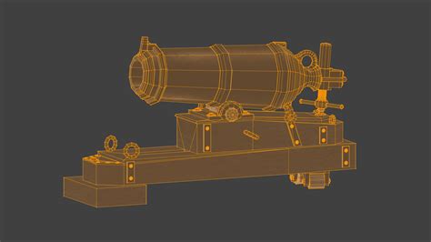 3D carronade cannon - TurboSquid 1364969