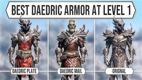 Skyrim Get The Best Daedric Armor At Level 1 Youtube