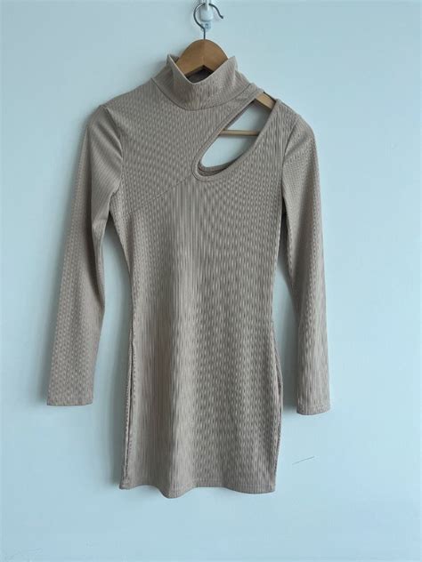 Shein Nude Dress Women S Fashion Dresses Sets Dresses On Carousell