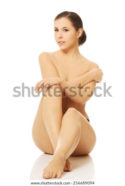 Slim Nude Woman Sitting On Floor Stock Photo Shutterstock