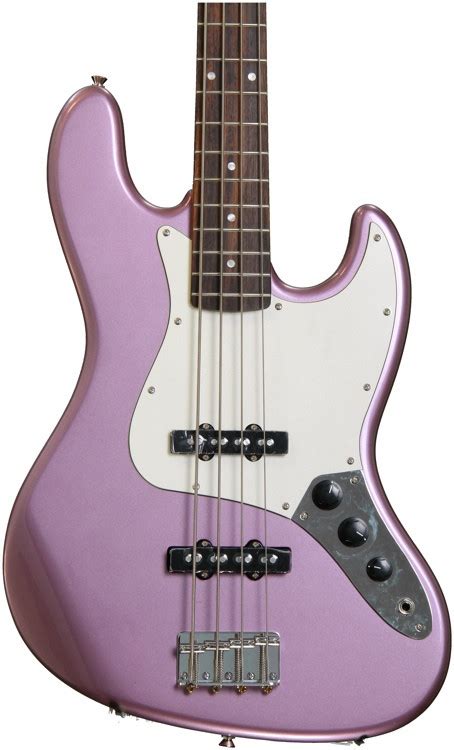 Squier Affinity Series Jazz Bass Burgundy Mist Metallic Sweetwater