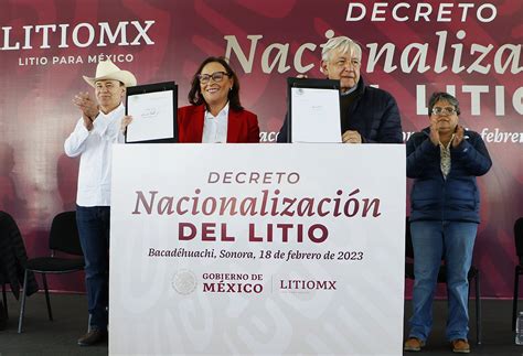 Confirma México Nacionalización Del Litio