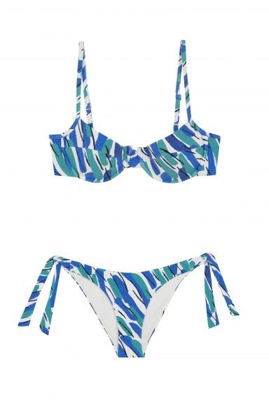 Malibú balconette tie side bikini Robin Collection