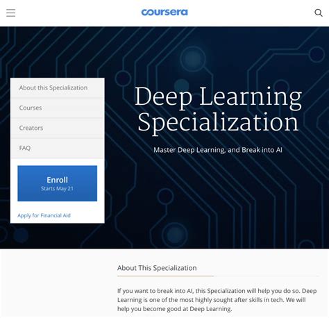 Coursera Deep Learning Specialization Thaikeras