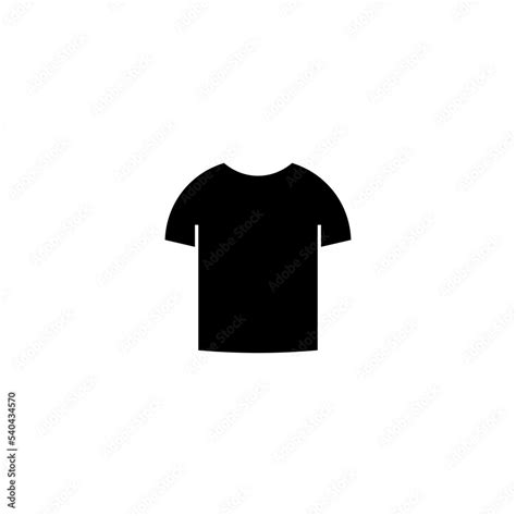 T shirt icon isolated on white background Stock Vector | Adobe Stock