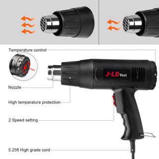 Jual JLD Hot Air Gun Mesin Pemanas Pistol Angin Panas W Dryer Heat Solder Thermal Heat Gun