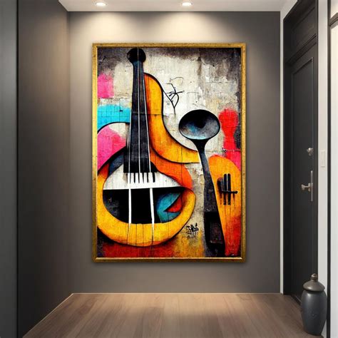 Instruments Canvas Wall Art, Instruments Print Canvas, Instrument Wall ...