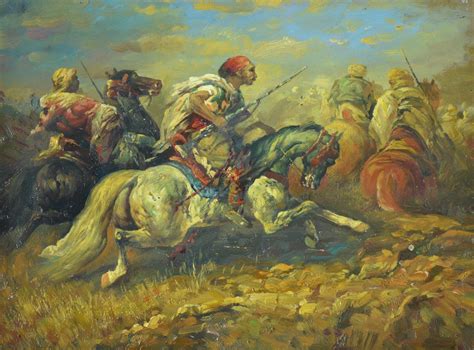 Adolf Schreyer Arab Horseman At 1stdibs