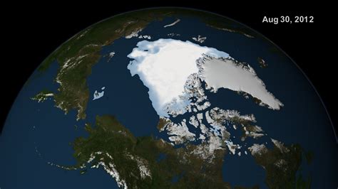 NASA SVS Arctic Daily Sea Ice Concentration From March 2012 To