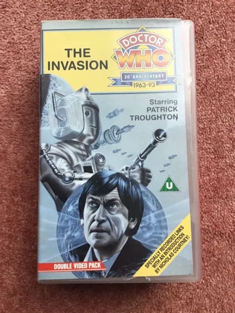 Doctor Who The Invasion Vhs Tapes X2 £100 Picclick Uk