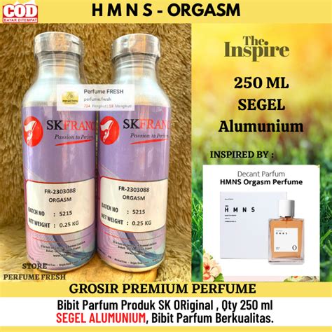 Jual Parfum Bibit Murni Hmns Orgasm Kemasan Ml Segel Sk France