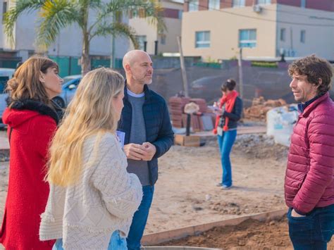 Juan Andreotti Recorri La Obra De Una Nueva Plaza Junto Al Centro De