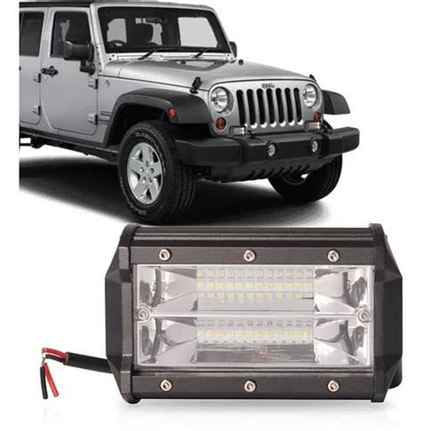 Farol Milha Led Barra W Carro Off Road Mercadolivre