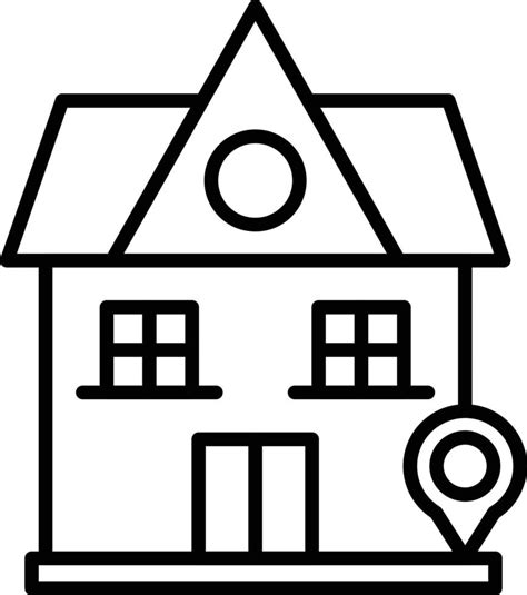 House Outline Icon 9238045 Vector Art at Vecteezy