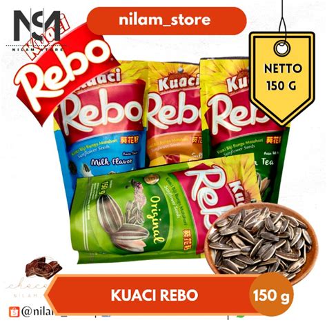 Jual Kuaci Rebo Kuaci Rebo Gr Pilus Rujak Shopee Indonesia