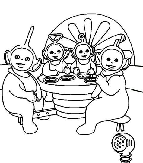 Teletubbies Coloring Pages Coloring Home