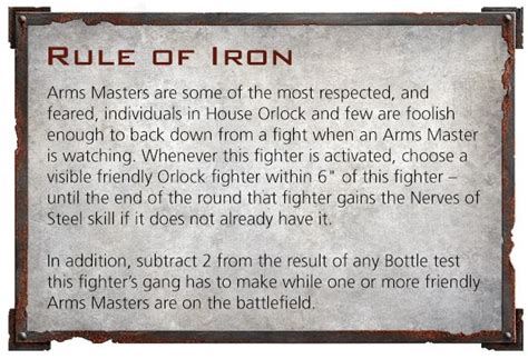 Avance De Las Reglas Orlock En House Of Iron Necromunda Fanhammer