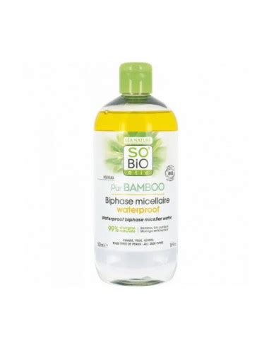 Agua Micelar Bifasica Pur Bamboo Bio Ml So Bio