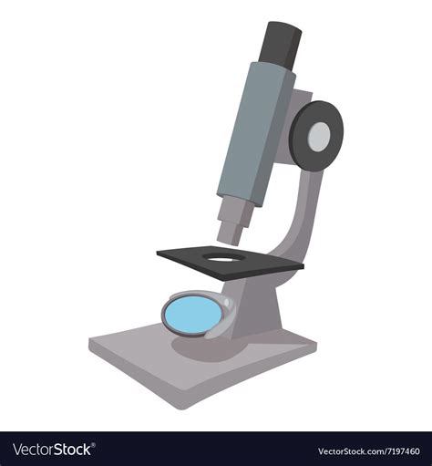 Microscope cartoon icon Royalty Free Vector Image