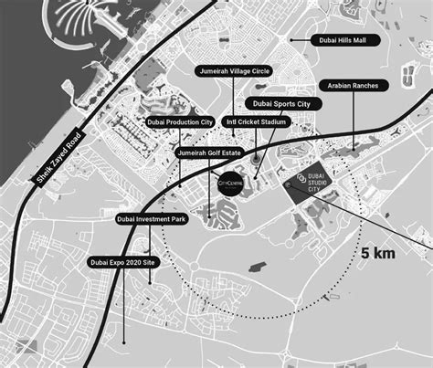 Samana Santorini at Dubai Studio City, Dubai - Location Map