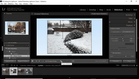 Preview A Slideshow In Lightroom Classic Cc Instructions