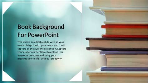 Book Background For PowerPoint and Google Slides Themes | Book ...