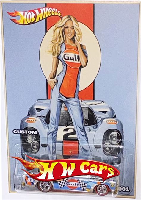CUSTOM Hot Wheels GULF RACING W RR TESLA McLaren Lotus Bugatti Maserati Contemporary