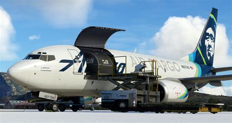 Alaska Air Cargo [n627as] For Pmdg B737 700bdsf For Microsoft Flight Simulator Msfs