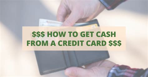 how to get cash from my credit one card