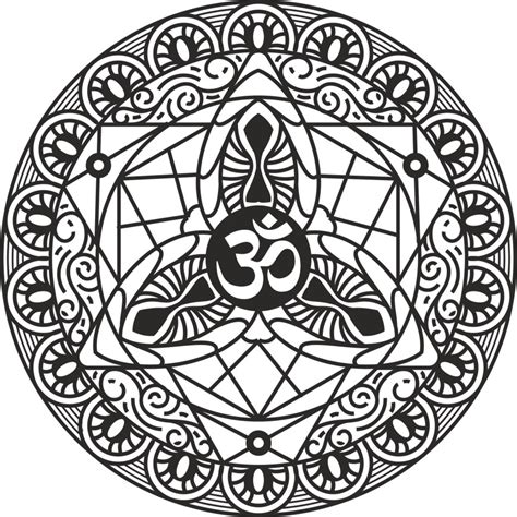 Om Mandala Free Vector Designs Cnc Free Vectors For All Machines