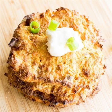 Air Fryer Sweet Potato Latkes | vegan + dairy free | kiipfit.com